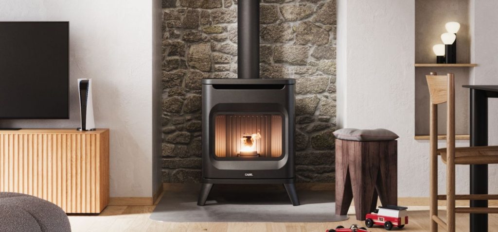 poele granules salon