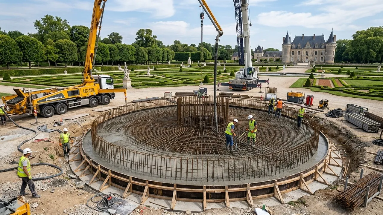 fondation eolienne beton