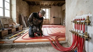 plancher chauffant renovation